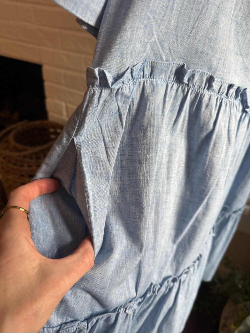 Tuckernuck Chambray Crawford Dress - Picture 3 of 3